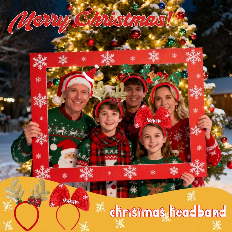 12-120Pcs Christmas Headband C - Reindeer Antlers Headband 评论和价格
