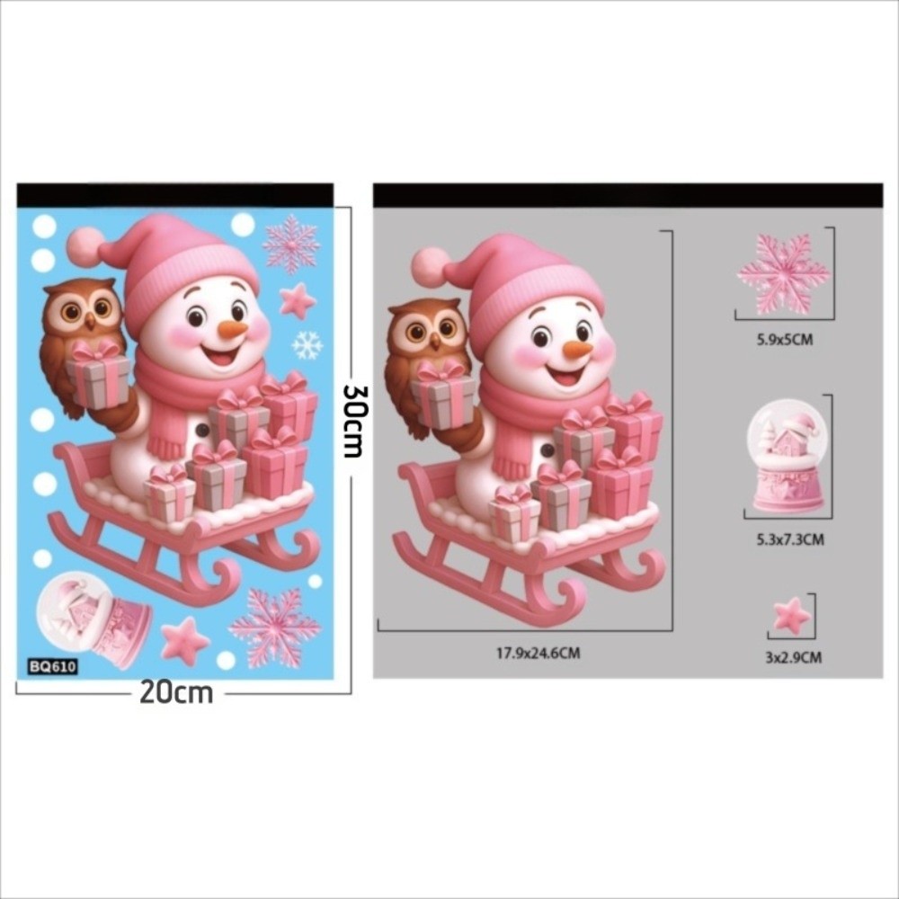 Removable PVC Window Stickers  - Snowflake Window Decal 评论和价格