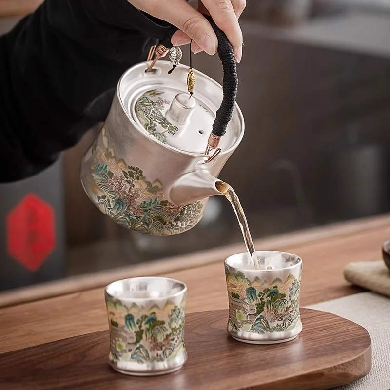 Z30- Liu Yin one pot two cups  - Gift Box Wrap Set 评论和价格