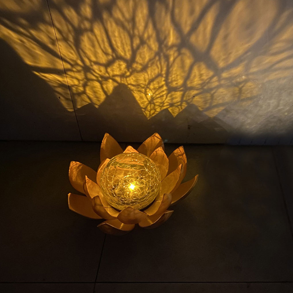 Lotus Shaped Garden Solar Ligh - Christmas Lights Outdoor 评论和价格