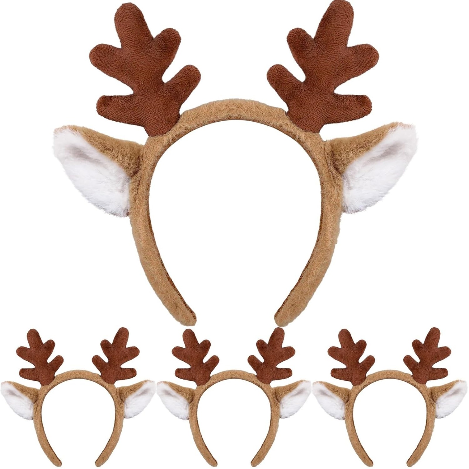 1PC Christmas Reindeer Antlers - Reindeer Antlers Headband 评论和价格