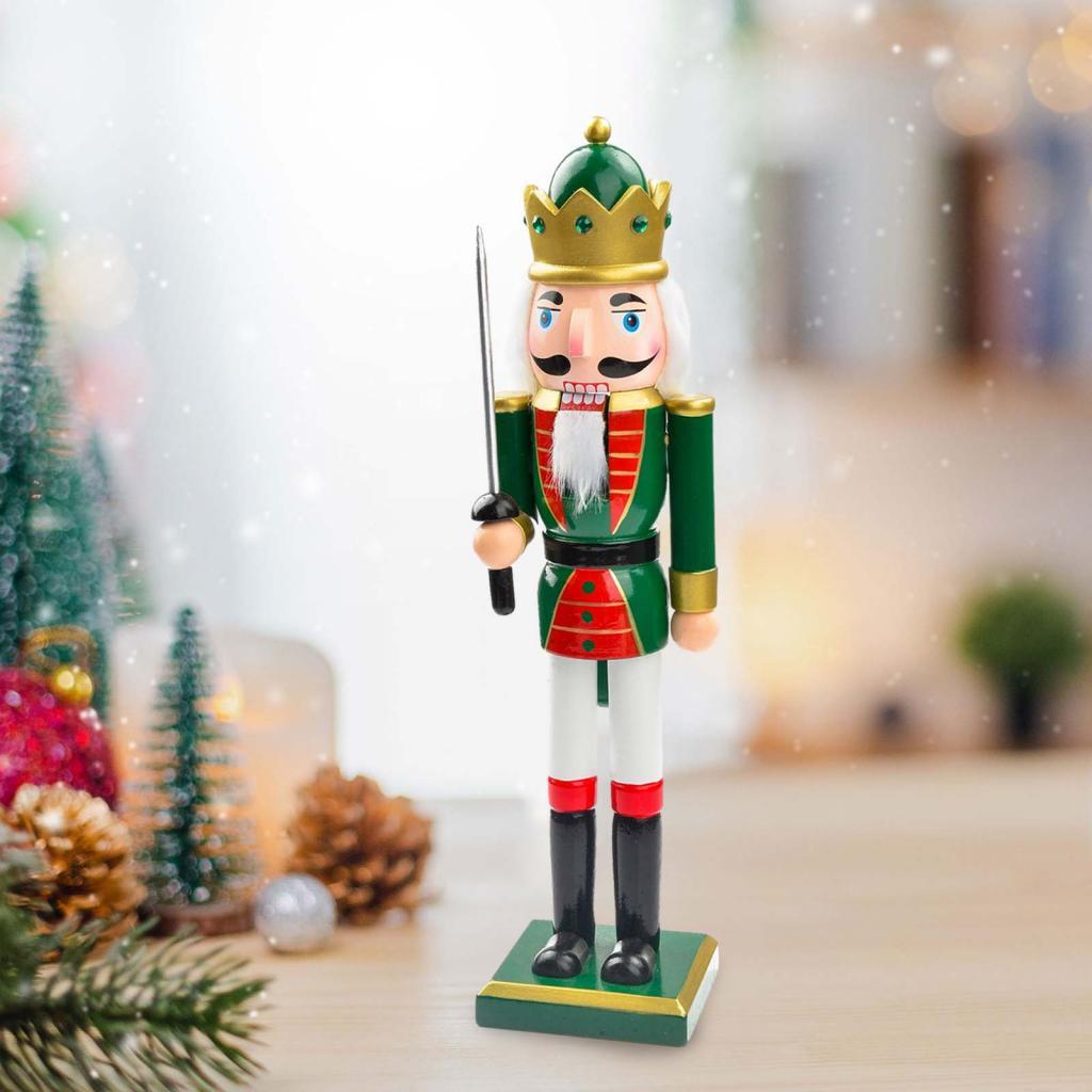 25cm Wooden Christmas Nutcrack - Nutcracker Figurine 评论和价格