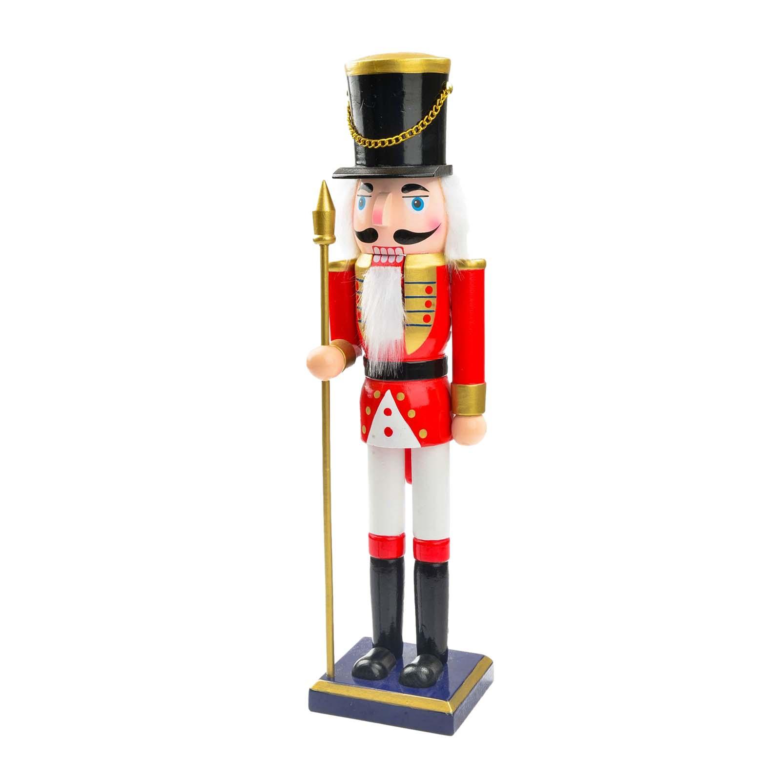 25cm Wooden Christmas Nutcrack - Nutcracker Figurine 评论和价格