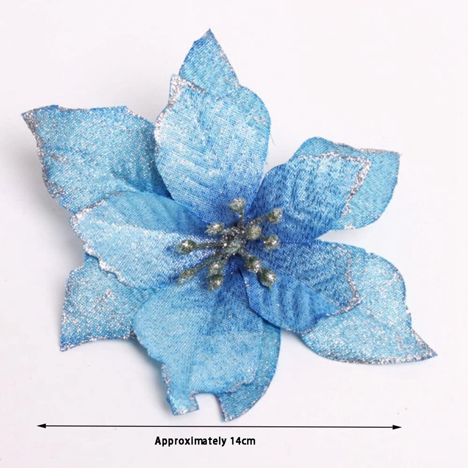 Christmas Glitter 20Pcs Christ - Christmas Wreath Fake 评论和价格