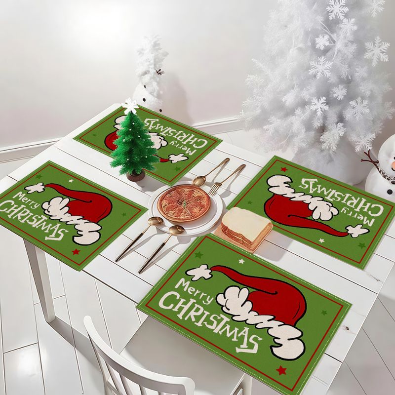 VIKAMA Cute Cartoon Christmas  - Christmas Table Runner 评论和价格