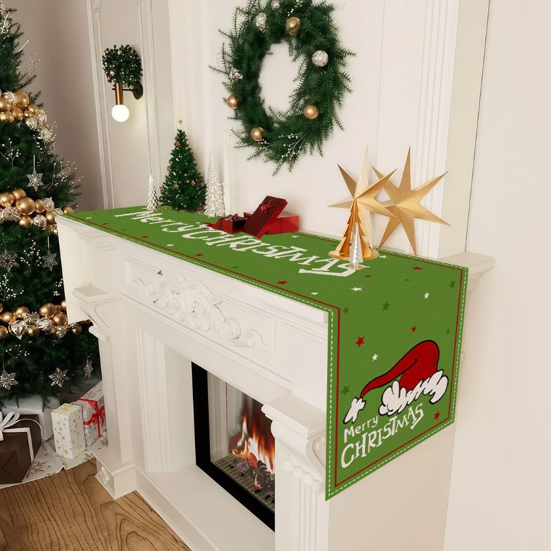 VIKAMA Cute Cartoon Christmas  - Christmas Table Runner 评论和价格