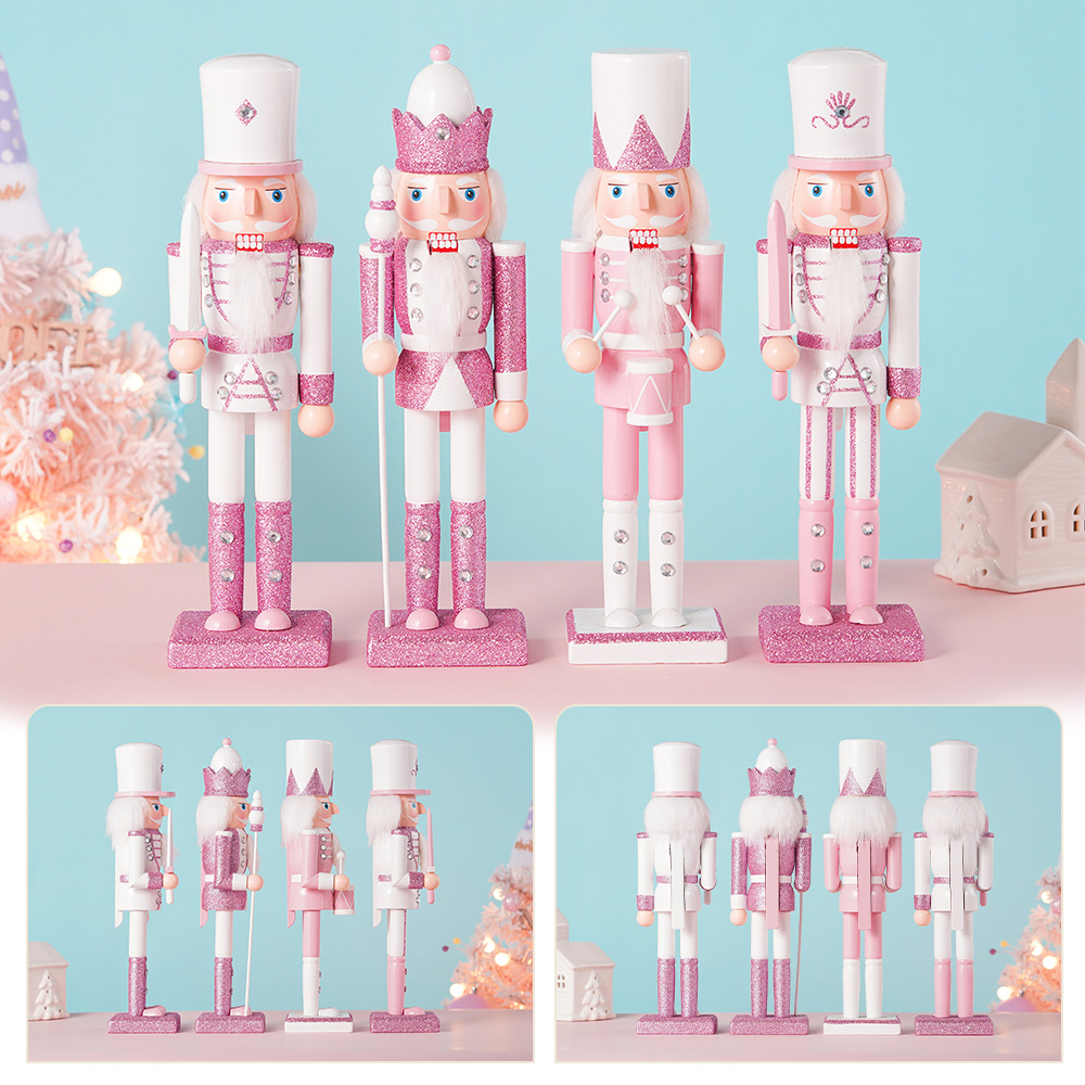 30CM Wooden Nutcracker Solider - Nutcracker Figurine 评论和价格