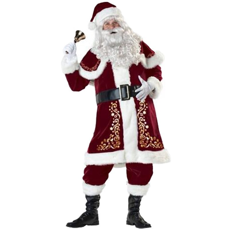 Santa Claus Costume Women Men  - Elf Costume Christmas 评论和价格
