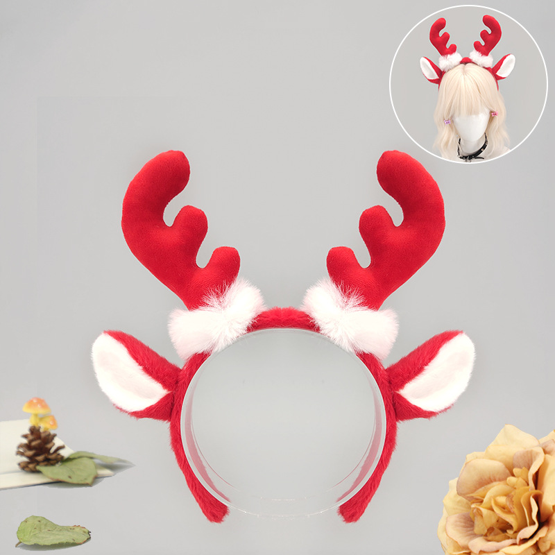 Christmas Reindeer Antlers Hea - Reindeer Antlers Headband 评论和价格