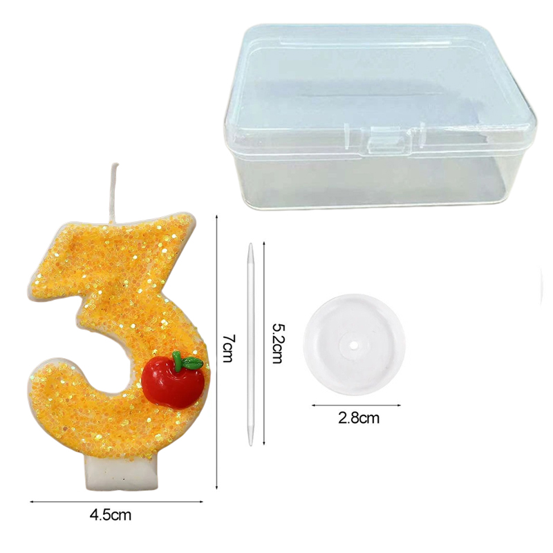 Red Apple Fresh Yellow Digital - Holiday Candle Set 评论和价格