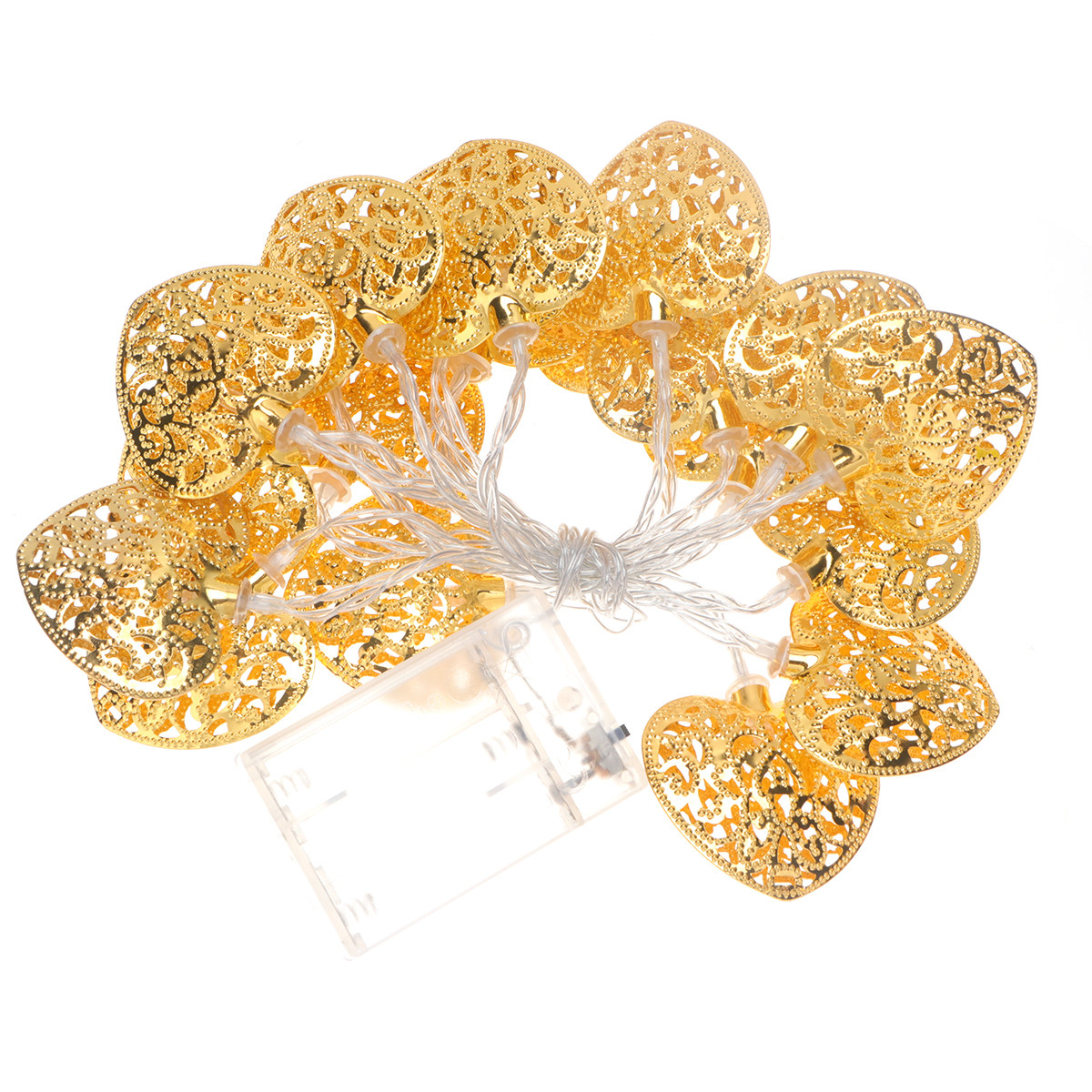 20Leds Heart String Lights Gol - Led Fairy String Lights 评论和价格