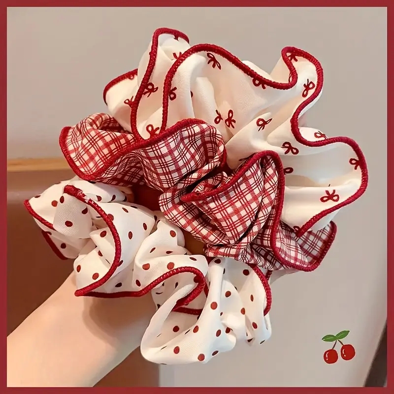 3 Pcs Sweet Red Dot Bowknot Pl - Christmas Throw Blanket 评论和价格