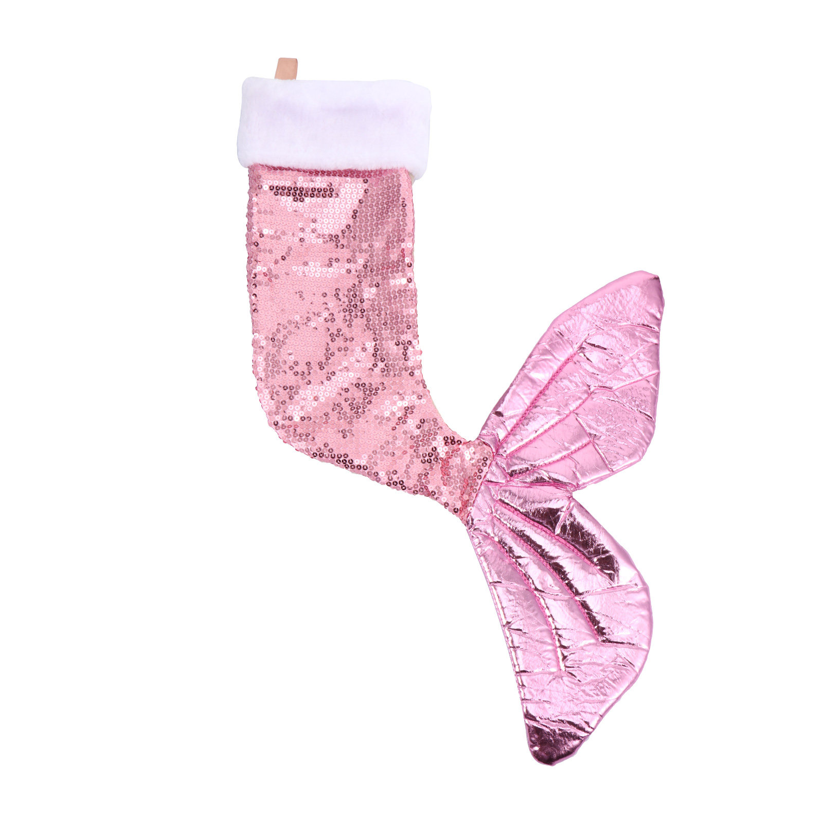 Sequins Mermaid Tail Stocking  - Christmas Stocking Hanging 评论和价格