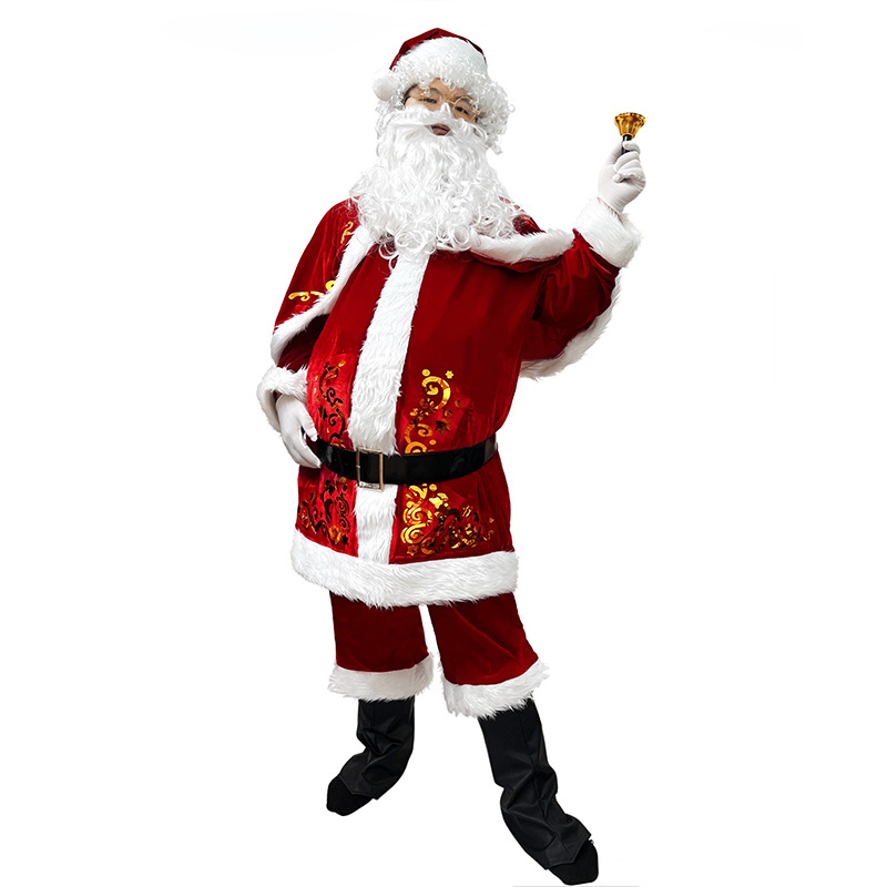 Santa Claus Costume Adult Men  - Elf Costume Christmas 评论和价格