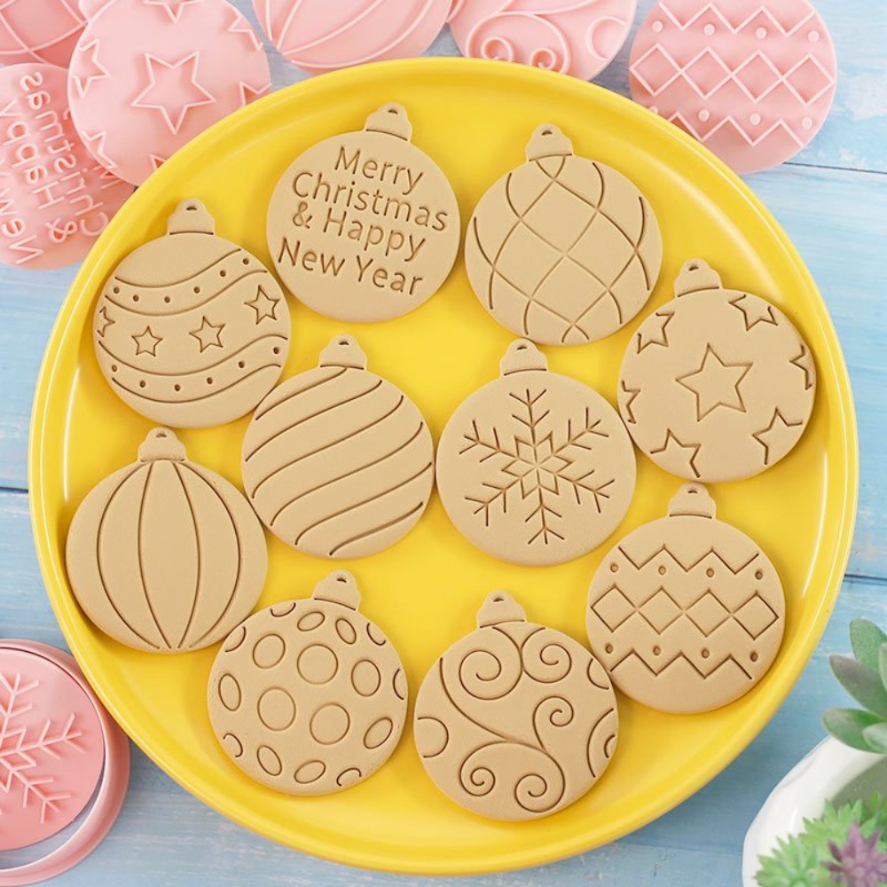 11Pcs Christmas Ornament Cooki - Ornament Ball Set 评论和价格