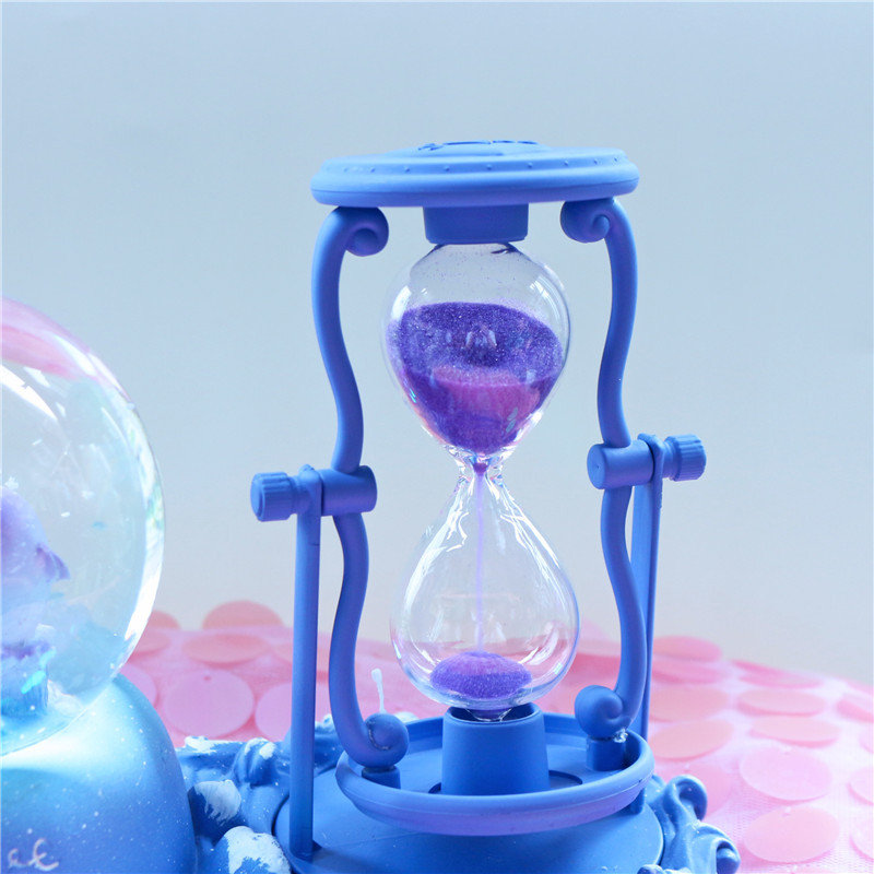Dolphin Hourglass Timer Crysta - Snow Globe Musical 评论和价格