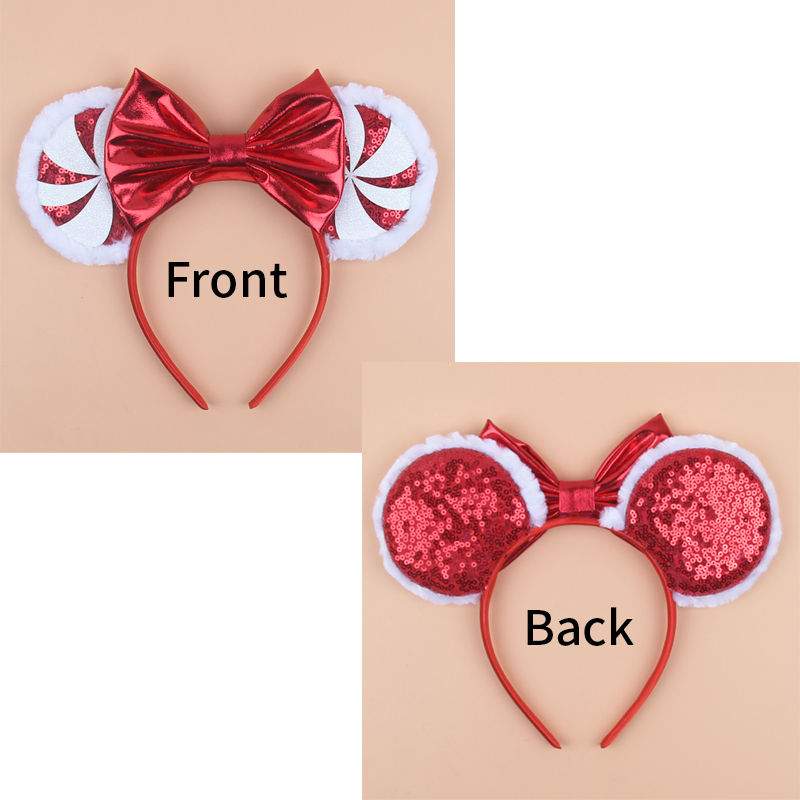 2026 Mickey Mouse Ears Headban - Ribbon Bow Gift 评论和价格