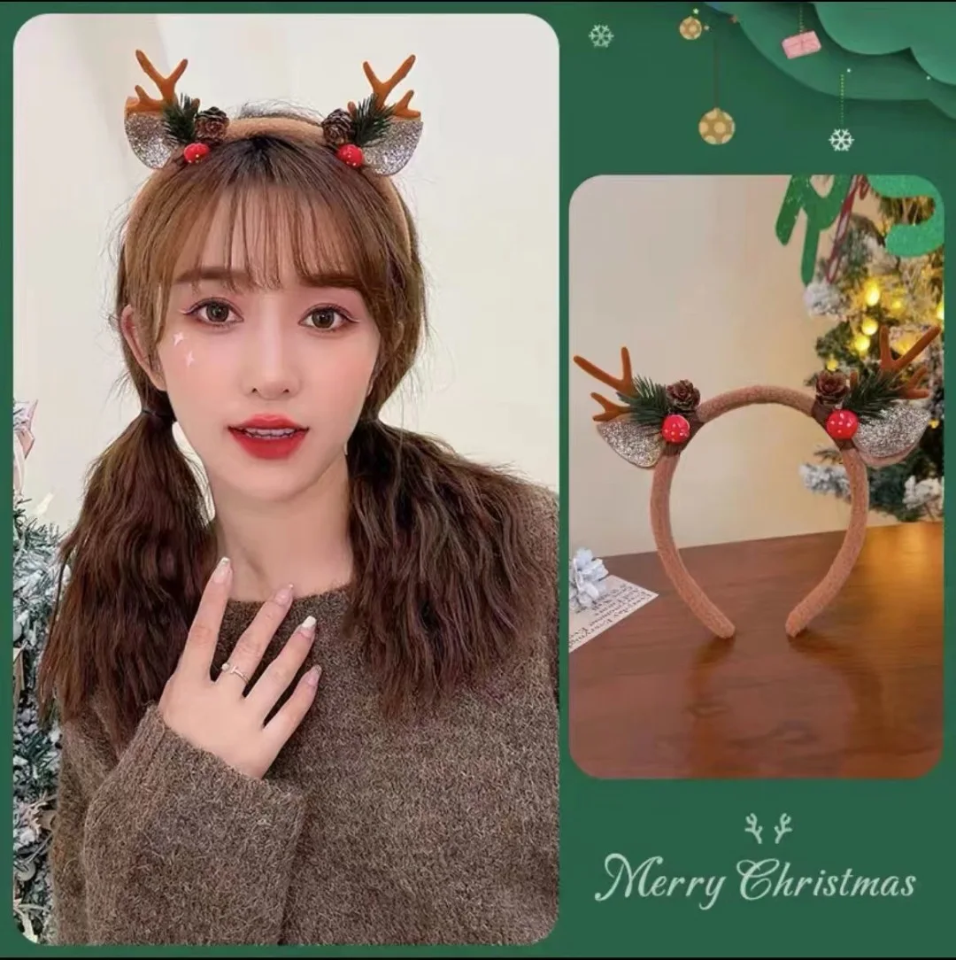Christmas Headband Reindeer An - Reindeer Antlers Headband 评论和价格