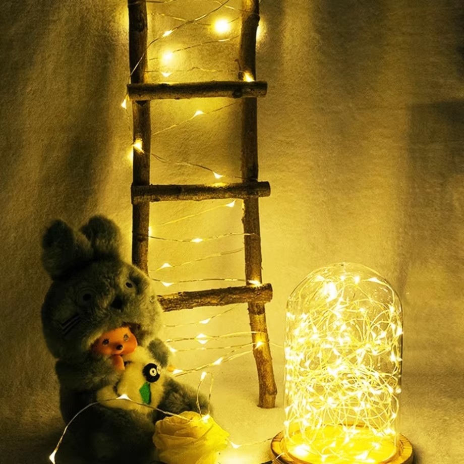 3PCS 5/10/20M Copper Wire LED  - Led Fairy String Lights 评论和价格