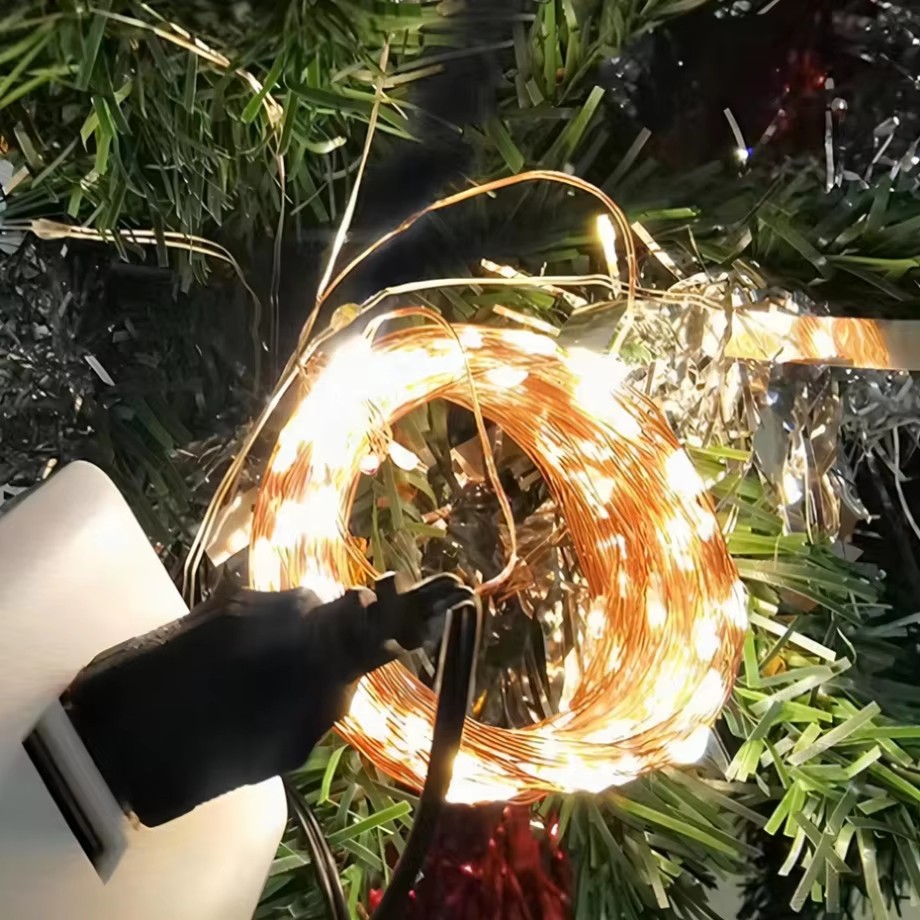 3PCS 5/10/20M Copper Wire LED  - Led Fairy String Lights 评论和价格