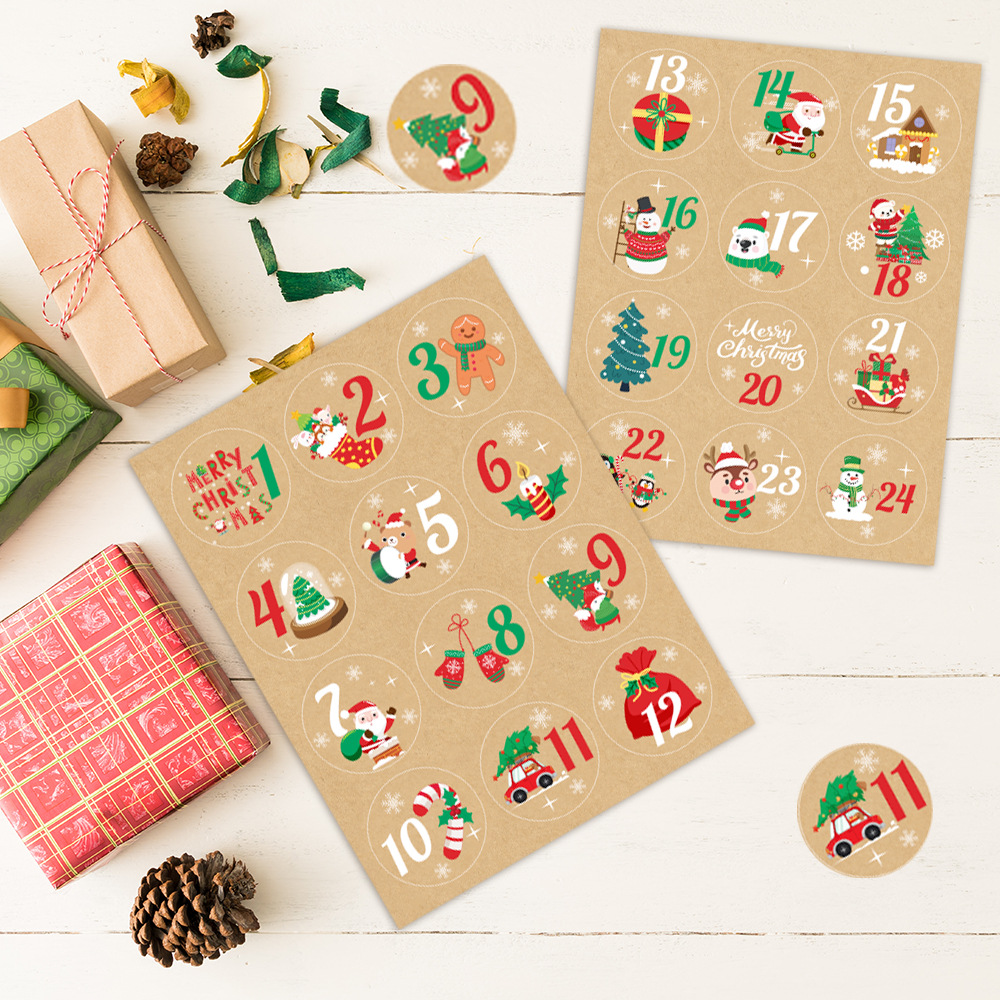 24pcs Christmas Decoration Adv - Advent Calendar Gift 评论和价格
