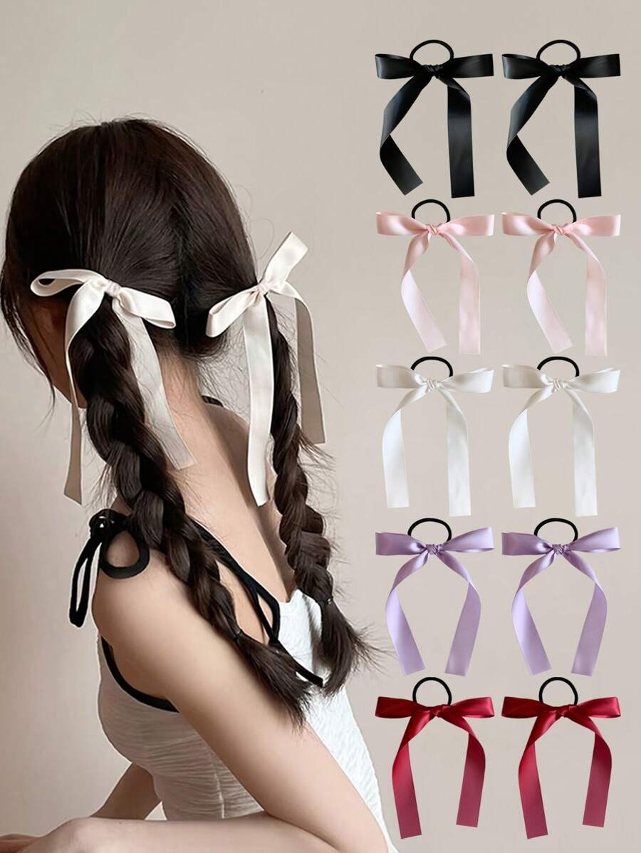2pcs/set women's fashion multi - Ribbon Bow Gift 评论和价格