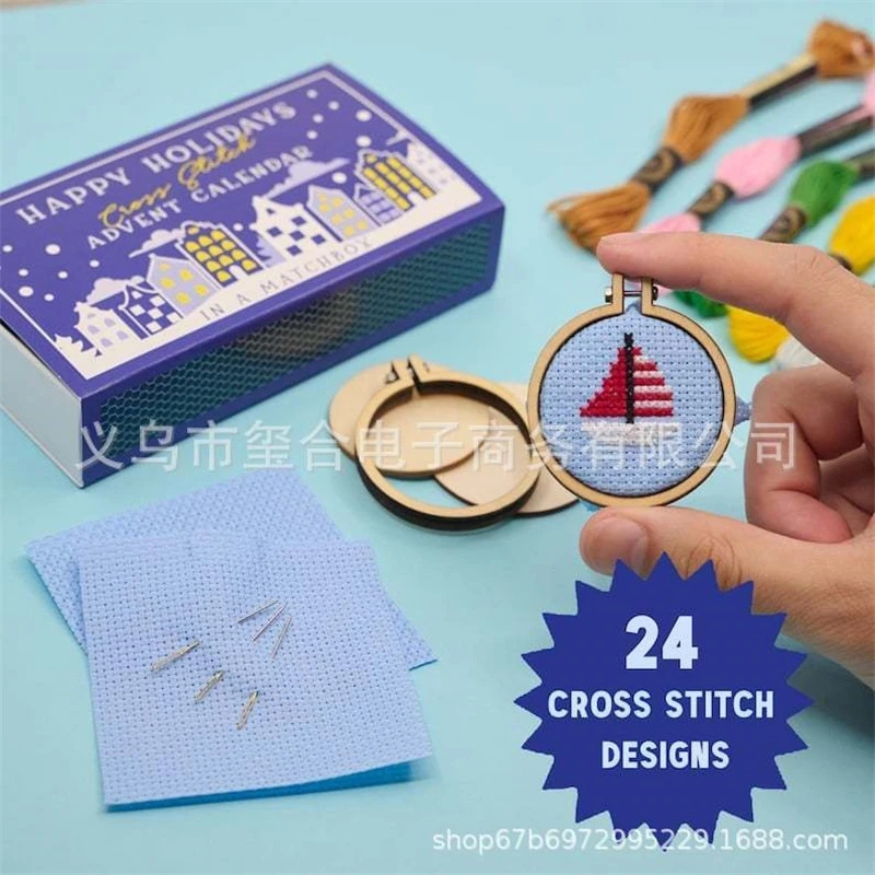 24 Days Countdown Cross Stitch - Advent Calendar Gift 评论和价格