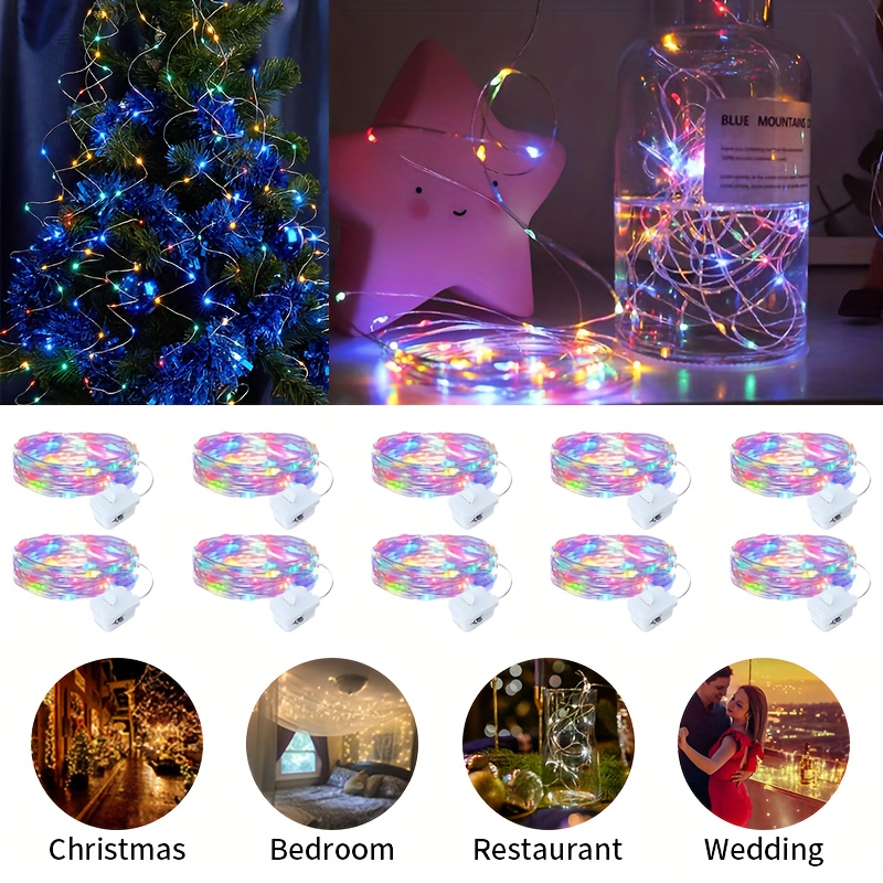 10 pcs Led Fairy Lights 3 Mode - Led Fairy String Lights 评论和价格