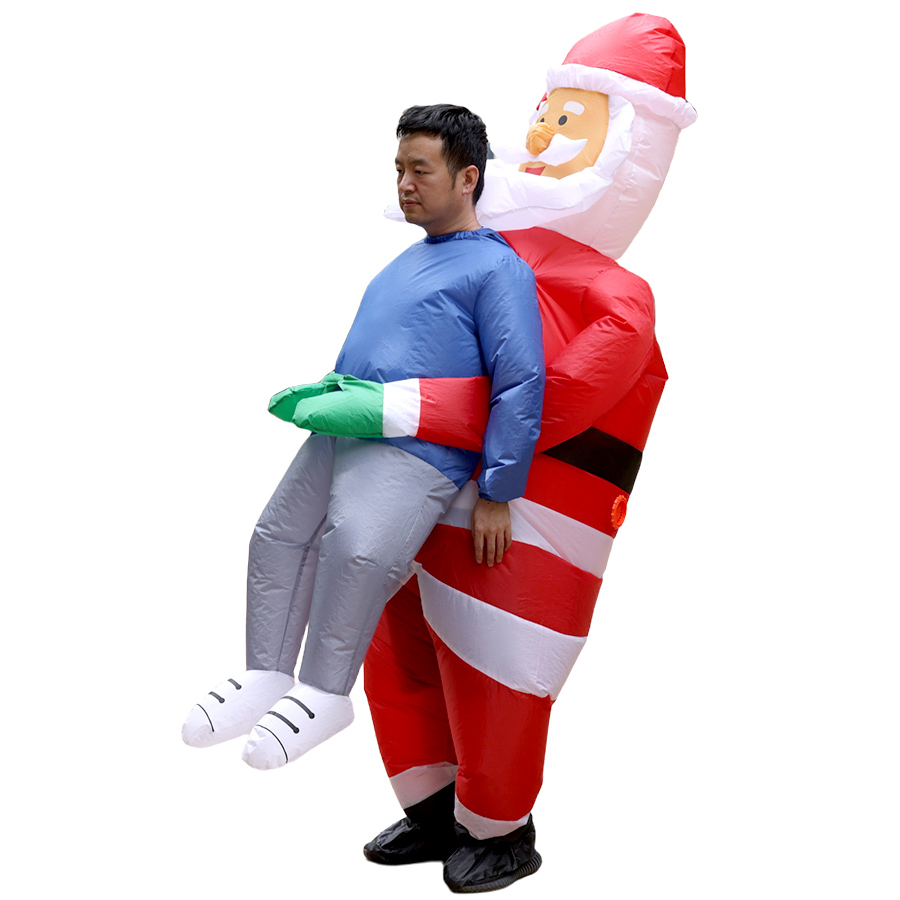 Christmas Funny Inflatable Cos - Elf Costume Christmas 评论和价格