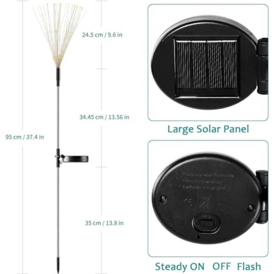 Solar Firework Lights, Lightin - Christmas Lights Outdoor 评论和价格