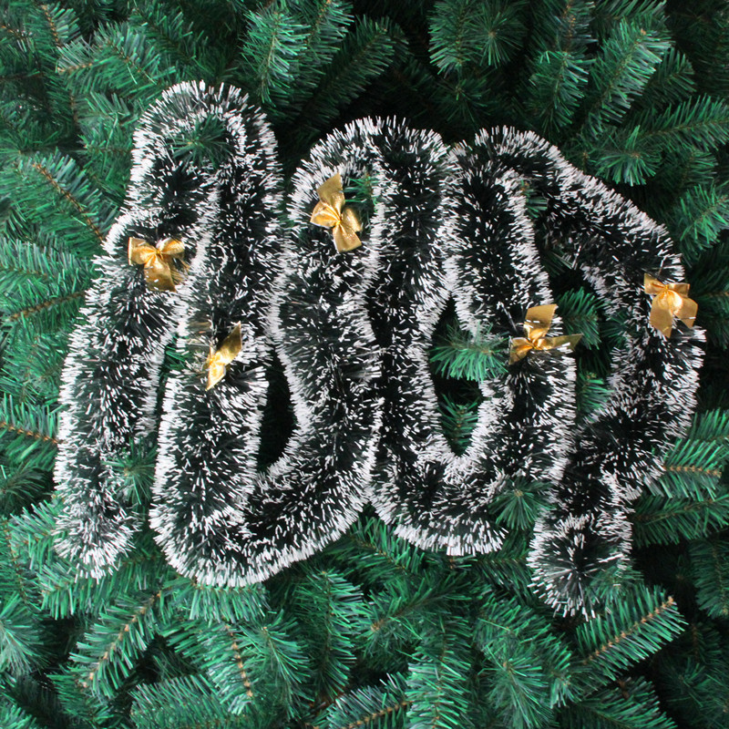 Christmas Tinsel Garland Artif - Tinsel Garland Decoration 评论和价格