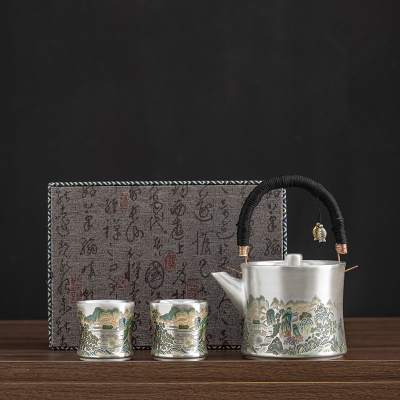 PYH Liu Yin one pot two cups p - Gift Box Wrap Set 评论和价格